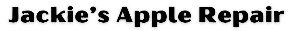 logo jackies apple repair